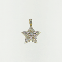 Diamond Star Pendant (14K) - Popular Jewelry New York