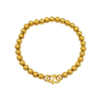 Glossy/Brushed Finish Ball Bracelet (24K)