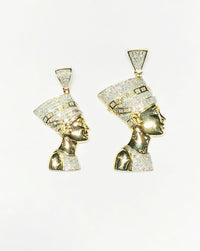 Nefertiti Diamond Pendant (10K)