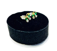 butterfly CZ Earrings (14K).