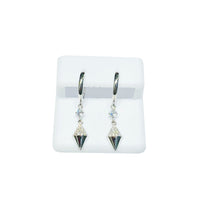 Rombo CZ Earrings (14K).