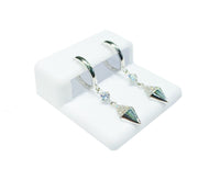 Rombo CZ Earrings (14K).