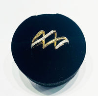 Zigzag diamond ring (14K)