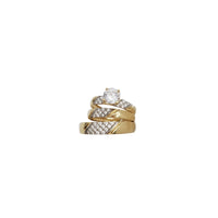 Three-Piece Set Engagement Rings (14K)