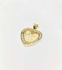 Little Heart CZ Pendant (14K).