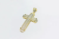 Diamond Cross Pendant (10K).