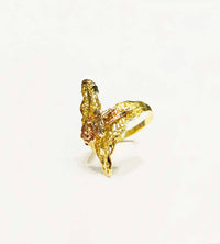 Tri-color Rose Ring (14K).