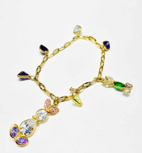 Figures Bracelet CZ (14K).