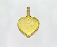 Diamond Heart picture Pendant (14K).
