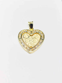 Little Heart CZ Pendant (14K).