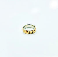 Two-tone Sun Ring (14K)