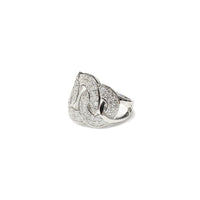 Triple Link CZ Ring (Silver).