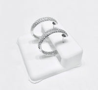 Diamond Cocktail Huggie Earrings (14K)