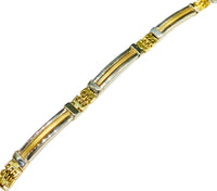 Two-tone bracelet (14K)