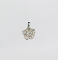 Diamond Triple-Flower Pendant (14K)
