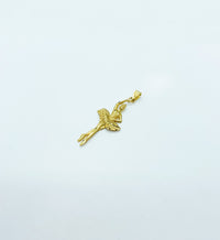 Ballerina Diamond Cut Pendant (14K).