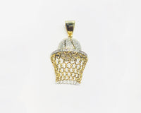 Diamond Basketball Pendant (10K)