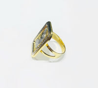 Two-Tone Lady Fortuna Ring (14K)