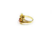 Cat CZ Ring (14K).