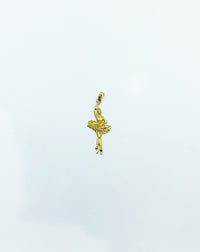 Ballerina Diamond Cut Pendant (14K).