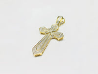Diamond Cross Pendant (10K).