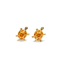 Little Turtle Earrings (14K).