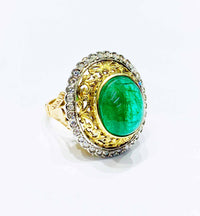 Diamond Round Ring (18K).