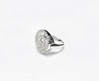 Triple Circle CZ Ring (Silver).