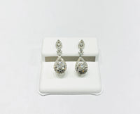 Diamond Drop Earrings (14K).