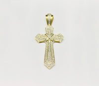 Diamond Cross Pendant (10K).