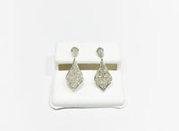 Diamond Drop Earrings (14K).