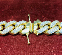 Lightweight Miami Cuban CZ Chain (14K)