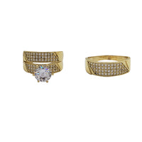 Three-Piece Set Engagement Rings (10K)