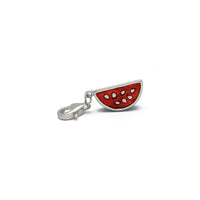 Melon Slice Charm (Silver) side - Popular Jewelry - New York