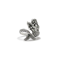 Mermaid Antique Ring (Silver) diagonal - Popular Jewelry - New York