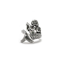 Mermaid Antique Ring (Silver) front - Popular Jewelry - New York