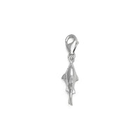 Shark Charm (Silver) front - Popular Jewelry - New York