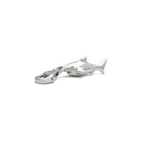 Shark Charm (Silver) right side - Popular Jewelry - New York