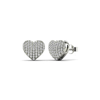 Iced-Out Diamond Stud Earrings (14K)