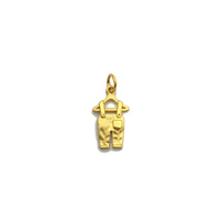 Baby Overalls Pendant (24K) back - Popular Jewelry - New York