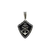 Shield and Anchor Pendant (Silver)