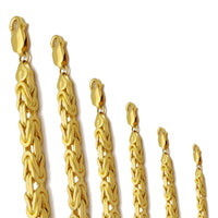 Super/Byzantine Link Bracelet (14K) 14 Karat Yellow Gold, Popular Jewelry New York