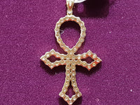 Iced-Out Ankh Pendant Silver - Lucky Diamond 恆福珠寶金行 New York City 169 Canal Street 10013 Jewelry store Playboi Charlie Chinatown @luckydiamondny 2124311180