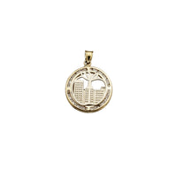 Apple City Round CZ Pendant (14K)