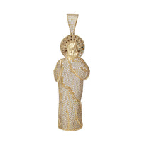 Zirconia 3D Saint Jude Pendant (14K)
