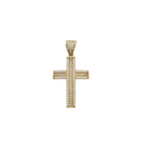Baguette Cz Cross Pendant (14K)