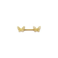 Barbell Butterfly (14K) Popular Jewelry New York
