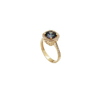 Basket CZ Ring (14K)