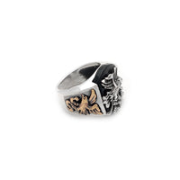 Black Onyx Eagle & Snake Ring (Silver) Popular Jewelry New York