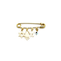 Blessed Charms Safety Pin (14K) Popular Jewelry New York